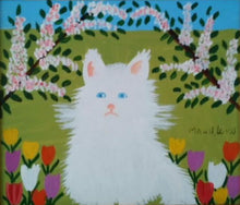 Load image into Gallery viewer, Maud Lewis: White Cat
